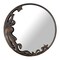 Bronze Finish Nautical Wall-Mounted Mirrors, 20-Inch Decorative Accent Set – Coastal Mermaid & Octopus Designs, Elegant Focal Points for Living Room or Bathroom Décor